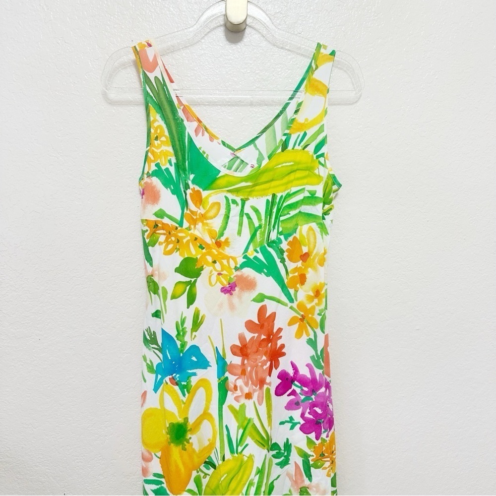 Vintage Hula Moon by Jams World Floral Printed dress size M - Picture 6 of 9